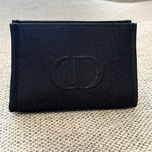 DIOR Beauty Makeup Black Small Canvas Pouch